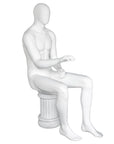 LUKE-50 [4'7"] Seated Abstract Male Mannequin