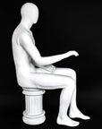 LUKE-50 [4'7"] Seated Abstract Male Mannequin