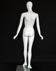 KAT-40 [6'] Classic White Finish Classy Abstract Egg Female Mannequin