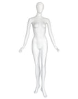 KAT-40 [6'] Classic White Finish Classy Abstract Egg Female Mannequin