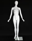 KAT-40 [6'] Classic White Finish Classy Abstract Egg Female Mannequin