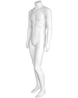 COLE-13 [5'7"] Matte White Finish Classy Male Mannequin