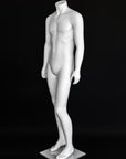 COLE-13 [5'7"] Matte White Finish Classy Male Mannequin