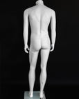 COLE-13 [5'7"] Matte White Finish Classy Male Mannequin