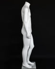 COLE-13 [5'7"] Matte White Finish Classy Male Mannequin