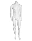 COLE-13 [5'7"] Matte White Finish Classy Male Mannequin