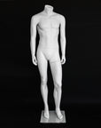 COLE-13 [5'7"] Matte White Finish Classy Male Mannequin